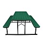 National Public Seating BMPT Series 30" x 72" Heavy Duty Picnic Folding Table, Green (BMPT3072-BK06)~#|#~507036FF-D1D0-45B4-BD8FE3BC19DBE7A1_sc7