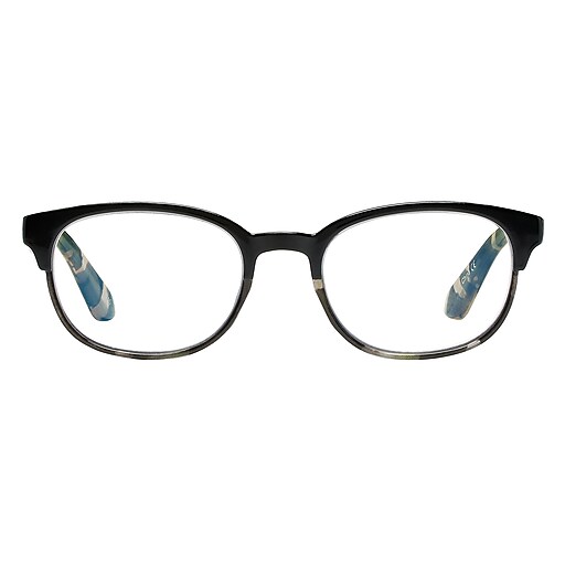 SAV VK Couture No Power Blue Light Reading Glasses, Black Tort (EVKB01