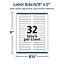 Avery Laser/Inkjet Multipurpose Labels, 3" x ", Glossy Clear, 800/Pack (94214)~#|#~50726937-6EA3-4698-BF28B1397921F851_sc7