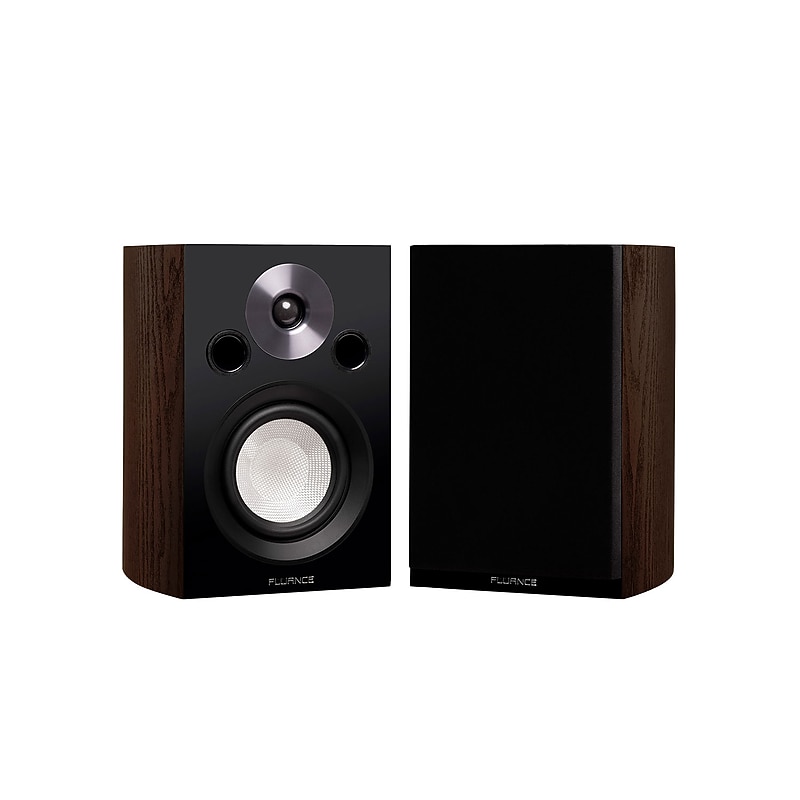 Fluance Reference High Performance 2-Way Bookshelf Speakers, Natural Walnut, 2/Pair (XL8SW) image 1