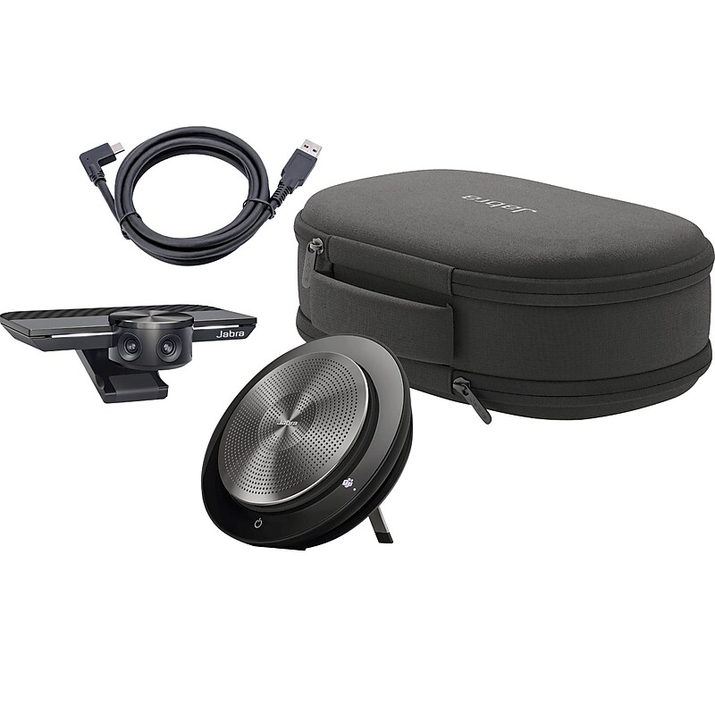 jabra PanaCast Meet Anywhere and Speak Bundle, 13 Megapixels, Black (8402-129) image 1