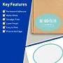 Avery TrueBlock Laser/Inkjet Oval Multipurpose Labels, 4" x 6", White, 50/Pack (94057)~#|#~507F0235-081C-4BC3-B16C57BA222EA996_sc7
