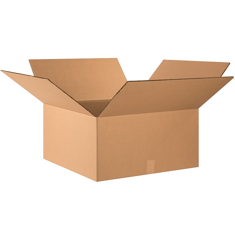 24" x 24" x 12" Shipping Boxes, 48 ECT, 10/Bundle (HD242412DW) image 1