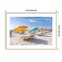 Amanti Art South Beach Miami Beach Chairs II by Richard Silver Wood Framed Wall Art Print, 41"W x 30"H (A42679058526)~#|#~5083EA89-0301-42C3-94C62622709E4CCE_sc7