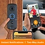 Toucan V3 Wireless Battery Operated Video Doorbell, Chime,  Night Vision, Wi-Fi, IP56 Weather Resistant, Black~#|#~508619EF-12CA-4425-B7FC658BFBBEA63C_sc7