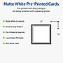 Avery Double Black Border Matte Blank Card, White, 120/Pack (S00-DM6)~#|#~5088CF25-C1A9-4C3F-944D992AF85ECA8F_sc7