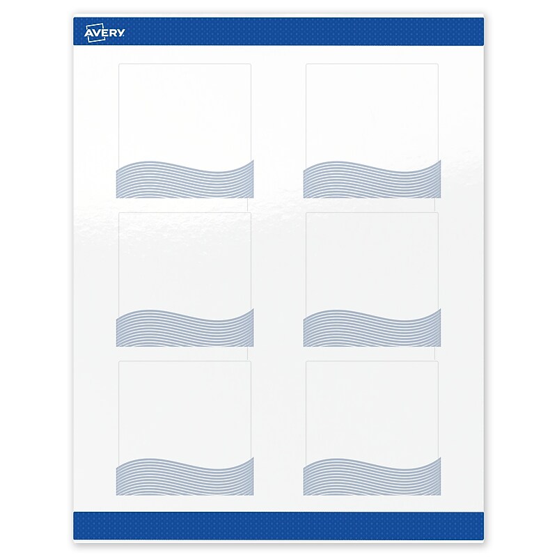 Avery Laser/Inkjet Square Multipurpose Labels, 3" x 3", White, 60/Pack (S00-EV8) image 1