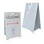 Flipside Laminate Mobile Dry-Erase Marquee Easel, 35.5", White (31276)~#|#~50907BB7-19EF-4B2E-A8F29DA9E55C9D03_sc7