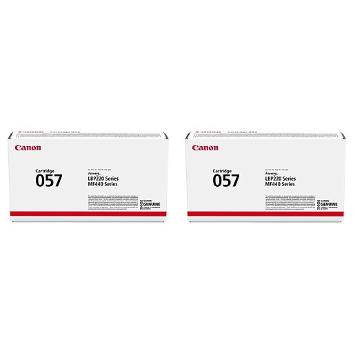 Canon Toner Cartridge 053H BLACK 2本セット Canon 057 Black Standard Yield Toner Cartridge, 2/Pack (CAN0572PK