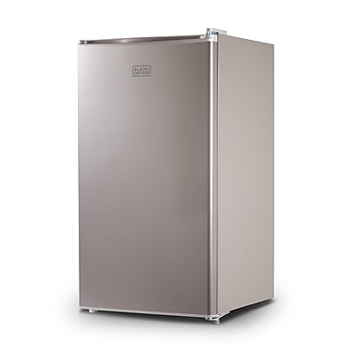 Black & Decker Adjustable Temperature Control Refrigerator with Freezer Compartment, 3.2 Cu. Ft., Gray/Silver (BCRK32V) Simolary simolary.com