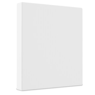 JAM Plastic 1 In Mini Binder, 3 Metal Rings, Clear, 1/Pack