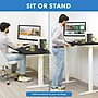 Mount-It! Dual Motor 55"W Electric Rectangular Adjustable Standing Desk, Black/White (MI-18095)~#|#~50A4CF3D-2245-4F78-96D81747B2AB5306_sc7
