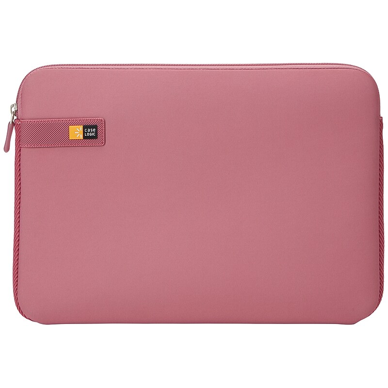 Case Logic Laps 13.3" Polyester Laptop Sleeve, Shock Absorbing, Heather Rose (3203750) image 1