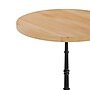 Flash Furniture Bennett 30" Round Wooden Commercial Indoor Table, Natural Top/Black Base (GSFRD30NTST2222)~#|#~50AADE81-1B24-423F-A748360ACBD28891_sc7