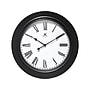 Infinity Instruments Roman Weave Wall Clock, 16"Dia. (20307BK-4545)~#|#~50AD08CA-34FF-4AB2-81D4A288F1D45C87_sc7