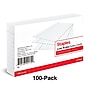 Staples 3" x 5" Index Cards, Narrow Ruled, White, 100/Pack (TR50993)~#|#~50ADE354-C6E8-4DD1-B1EDAB1B66CC3149_sc7
