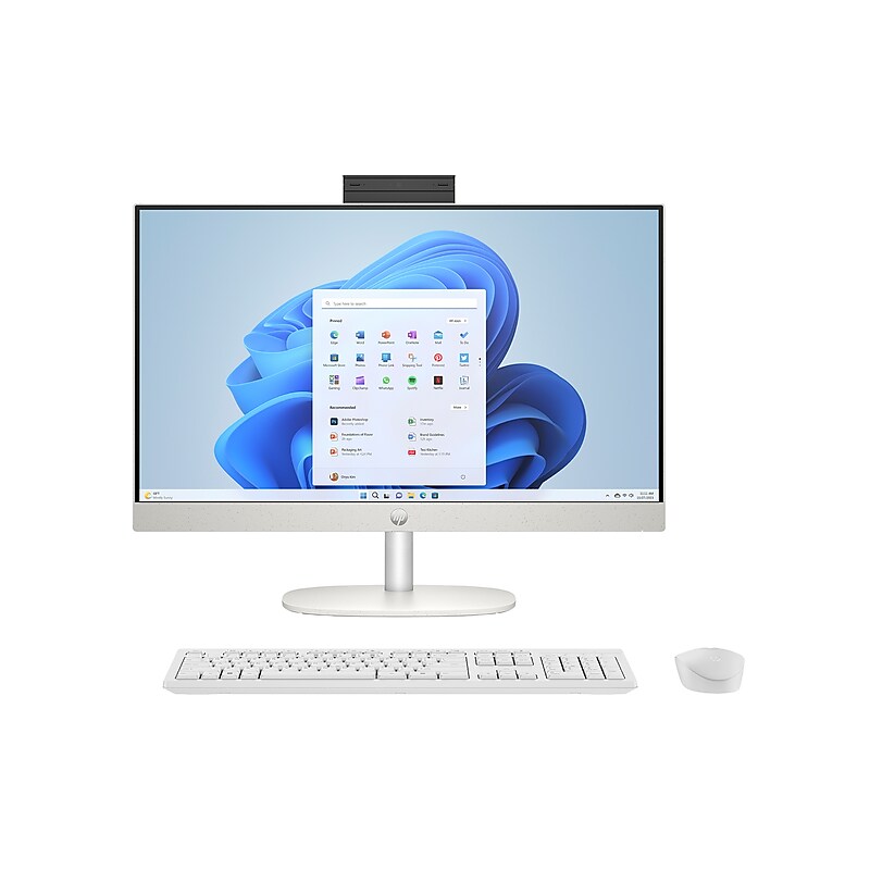 HP 24" All-in-One Touch-Screen AI Desktop Computer, Intel Core Ultra 5-125H, 16GB RAM, 512GB SSD, Mouse & Keyboard Included image 1
