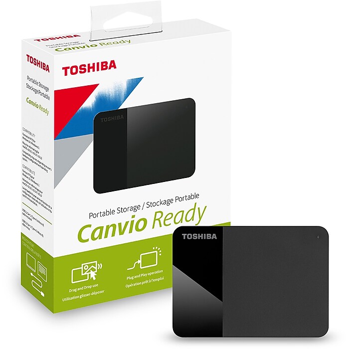 Toshiba HDTP310XK3AA Canvio Ready Portable Hard Drive | Staples