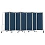 National Public Seating Robo Series 7-Panel Folding Mobile Room Divider, 72"H x 164"W, Blue Fabric (RDG6-7PT04)~#|#~50B01156-E86F-4E98-A5E66BECE9D83CFD_sc7