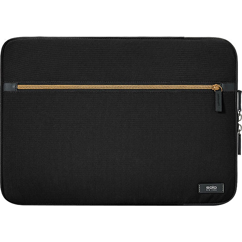 Solo New York Mott 15.6" Polyester Laptop Sleeve, Black (EXE100-4) image 1