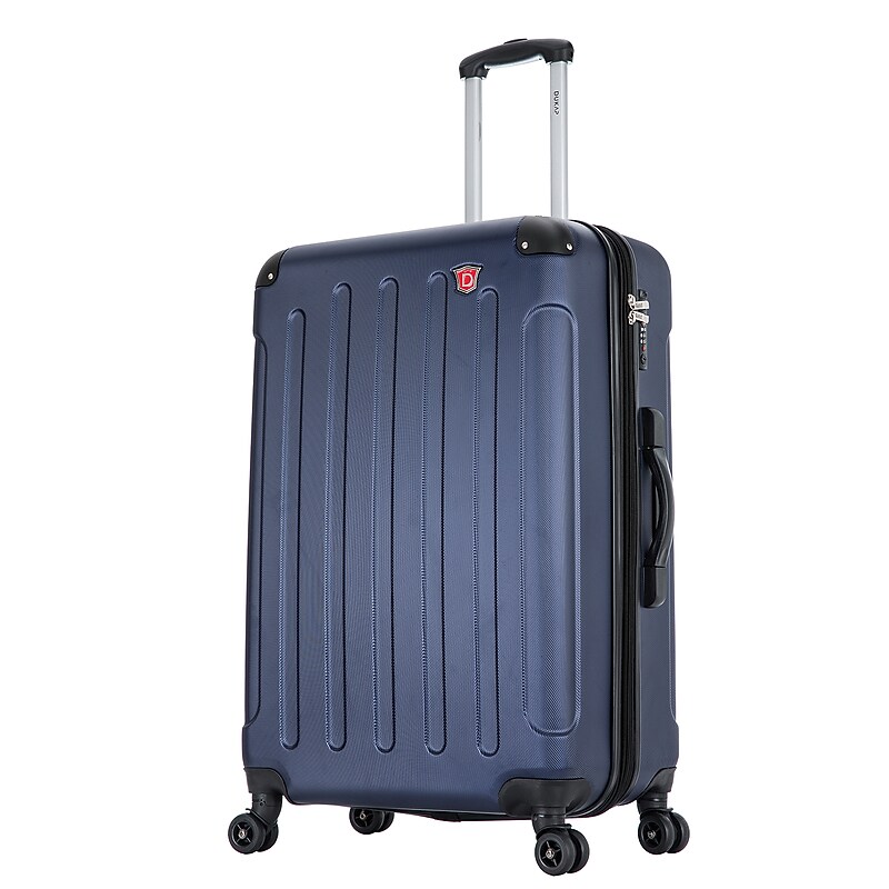 DUKAP Intely 28" Hardside Suitcase, 4-Wheeled Spinner, TSA Checkpoint Friendly, Blue (DKINT00M-BLU) image 1