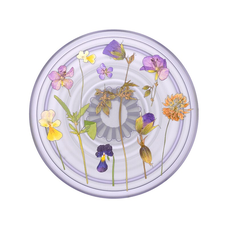 PopSockets PlantCore Cell Phone Grip, Translucent Purple Fields (806198) image 1
