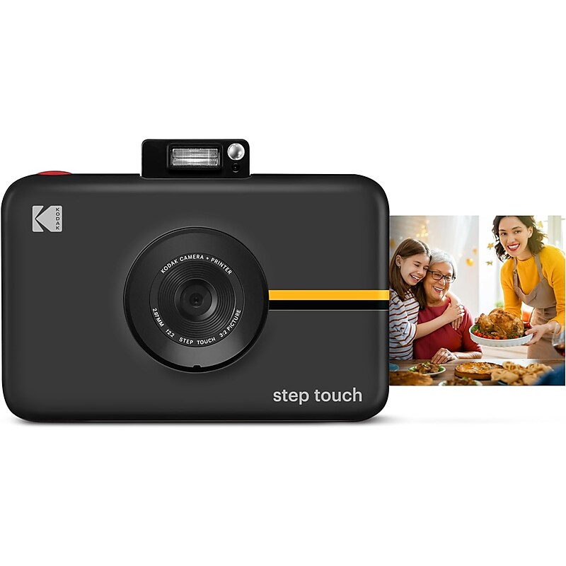 Kodak Step Touch 13MP Digital Camera & Instant Printer, 14x Optical Zoom, Black (RODITC20B) image 1