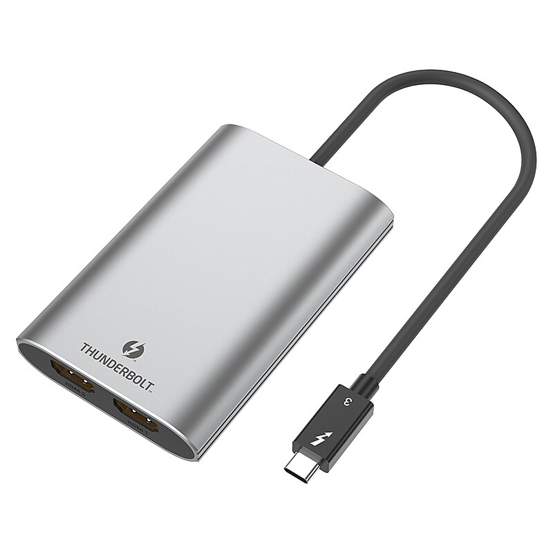 4XEM Thunderbolt to HDMI Video Adapter, Gray (4XUTD02H) image 1