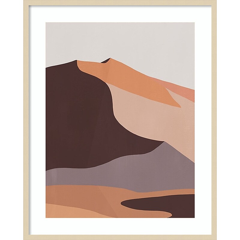 Amanti Art Desert Dunes II by Annie Warren Wood Framed Wall Art Print, 33" x 41" (A42676845869) image 1
