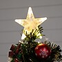 Nearly Natural 36-in Pre-Lit Fiber Optic Cosmopolitan Star Topped Artificial Christmas Tree with Decorative Planter (T4750)~#|#~50BE178E-4632-4474-B0A15E4C417CDD9B_sc7