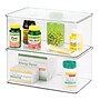 iDESIGN Hinged-Lid Organizers, Clear, 4/Set (27744M4)~#|#~50C1E068-ABE4-410E-993D89CD64164758_sc7
