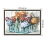 Amanti Art Fall Hydrangeas in Glass Jar Crop by Carol Rowan Framed Canvas Wall Art Print, 23" x 16" (A42674676308)~#|#~50C2C686-AF2A-4113-A342D84C067E0464_sc7