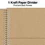 Staples Premium 1-Subject Notebook, 5.875" x 9", College Ruled, 100 Sheets, Brown (ST52120N)~#|#~50C5C253-193B-4524-8C0BBA835D495461_sc7