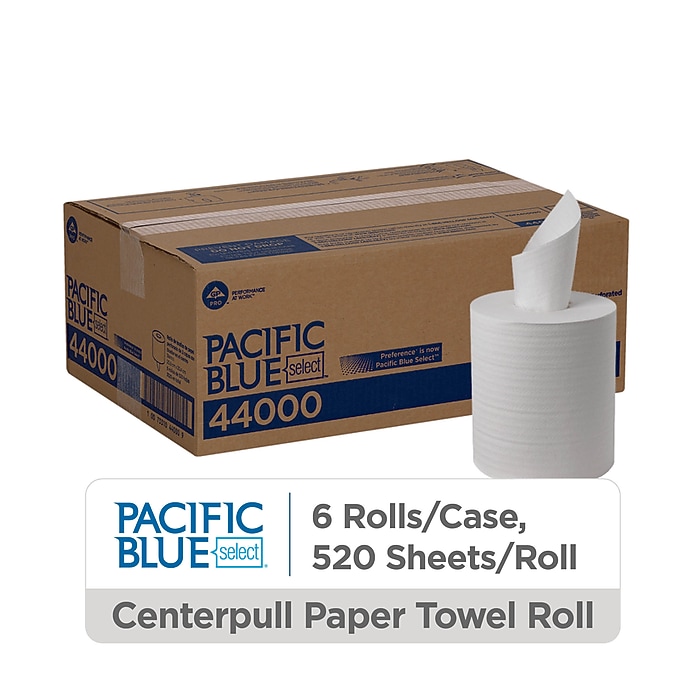 Pacific Blue Select Centerpull Paper Towels, 2-ply, 520 Sheets