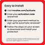 McAfee Total Protection for 1 Device, 1-Year Subscription with Auto-Renewal, Product Key Card (MTP51EST1RAAM)~#|#~50C9EF9C-6083-4741-B51466103B7DCC62_sc7