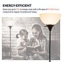 Newhouse Lighting Charles 71" Torchiere Floor Lamp, Black (NHFL-CH-BK)~#|#~50CB0631-A2A7-495A-AD3C43591A8FDA33_sc7