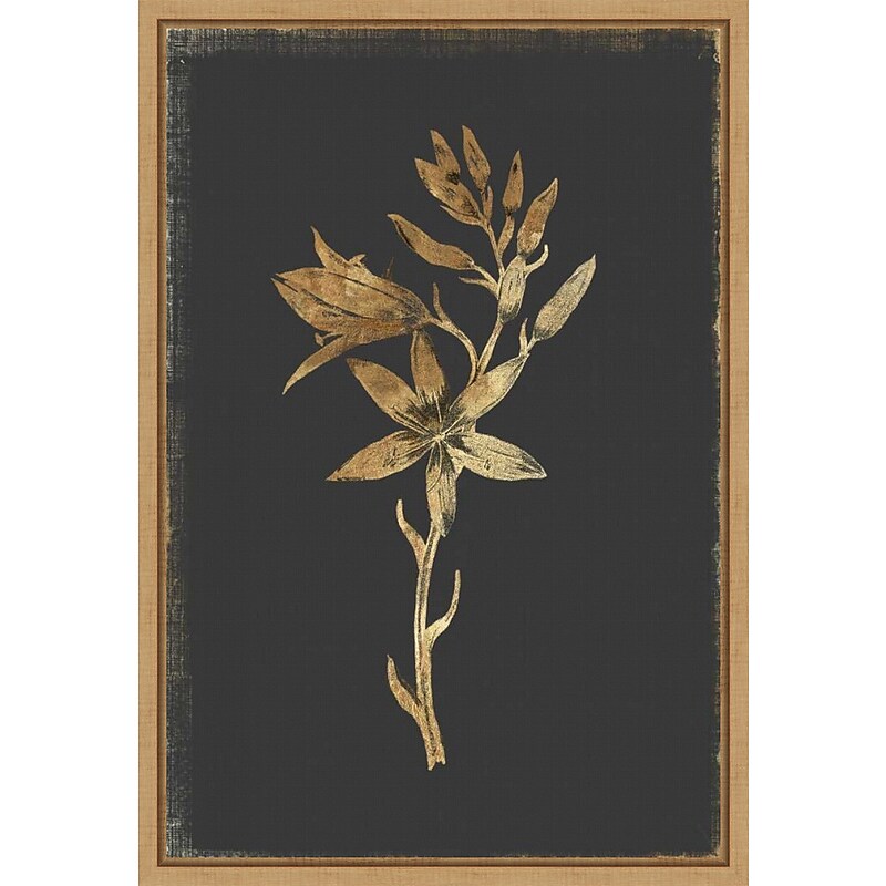Amanti Art Carmass and Wild Hyacinth Flowers by PI Collection Framed Canvas Wall Art Print, 16" x 23" (A42674693411) image 1