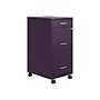 Space Solutions SOHO Organizer 3-Drawer Mobile Vertical File Cabinet, Letter Size, Lockable, Midnight Purple (25285)~#|#~50D22064-8CF0-46C4-A35292CCBB009928_sc7