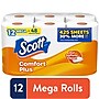 Scott ComfortPlus Mega Rolls 1-Ply Standard Toilet Paper, White, 462 Sheets/Roll, 12 Rolls/Case (47631)~#|#~50D2E1B0-6816-40DB-9849F40C420A0ADA_sc7