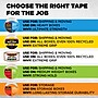Scotch Box Lock Shipping Packing Tape with Refillable Dispensers, 1.88 in x 54.6 yd, Clear, 4/Pack (3950-4RD)~#|#~50DF050B-35A5-4602-A97B18B68E93A81F_sc7