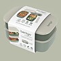 bentgo Classic All-in-One Bento Box, 3-Compartment, Khaki Green, 22 oz. (BENTGO-KG)~#|#~50DF58D1-A32A-4165-85697C123281C5F1_sc7