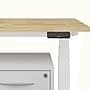 FlexiSpot E7 Commercial 48''W Electric Adjustable Standing Desk, Rubberwood/White (E7WCOM4824-RW)~#|#~50E4C944-76C5-4C96-B81CFFFAAD1AAA9B_sc7