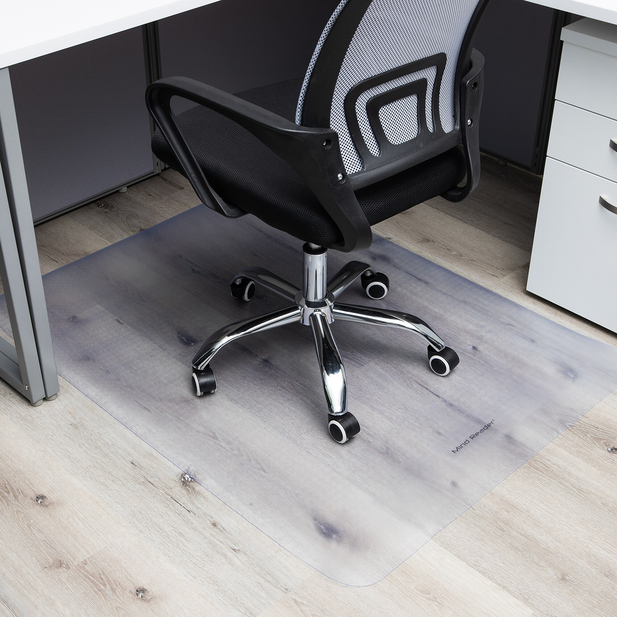 Mind Reader Hard Floor Chair Mat, 35″ x 47”, Clear (FLCREC-CLR) Sansujyuku sansujyuku.com