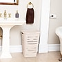 Mind Reader Slim Tapered Hamper with Lid, Plastic, Ivory (SWHAMP50-IVO)~#|#~50EF22B5-35A2-4E6D-B38D053AC34F9848_sc7