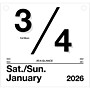 2026 AT-A-GLANCE Today Is 8.5" x 8" Daily Calendar Refill Pages, White/Black (K4-50-26)~#|#~50F02912-B6A8-4179-9B37EBA16272CA58_sc7
