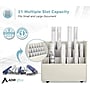 AdirOffice 21-Slot Mobile Roll File, 28.5"H x 30"W x 15.75"D, White, 2/Pack (625-WHI-2PK)~#|#~50F1C8B4-654F-43AB-8BD52350F6690F7A_sc7