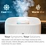 MIKO Myst Ultrasonic Cool & Warm Mist Tabletop Humidifier, 1.5-Gallon, For Rooms 600 sq. ft., White (MAH-01W)~#|#~50F34765-FED3-4C56-99C6E342E327A23A_sc7