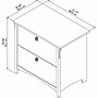 Bush Furniture Salinas Lateral File Cabinet, Cape Cod Gray (SAF132CG-03)~#|#~50FC4C0A-5B0A-4F1F-BCD05C7544792C63_sc7