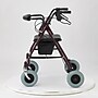 Medline Premium Steel Folding Bariatric Rollator, Adult, Burgundy (MDS868XWR)~#|#~51018959-41D2-44EB-9FD19ECB2D552944_sc7