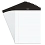 Staples Notepads, 8.5" x 11.75", Wide Ruled, White, 50 Sheets/Pad, Dozen (ST57339M/57339)~#|#~51038708-2CBE-4495-8D10AD8D905CB9E1_sc7